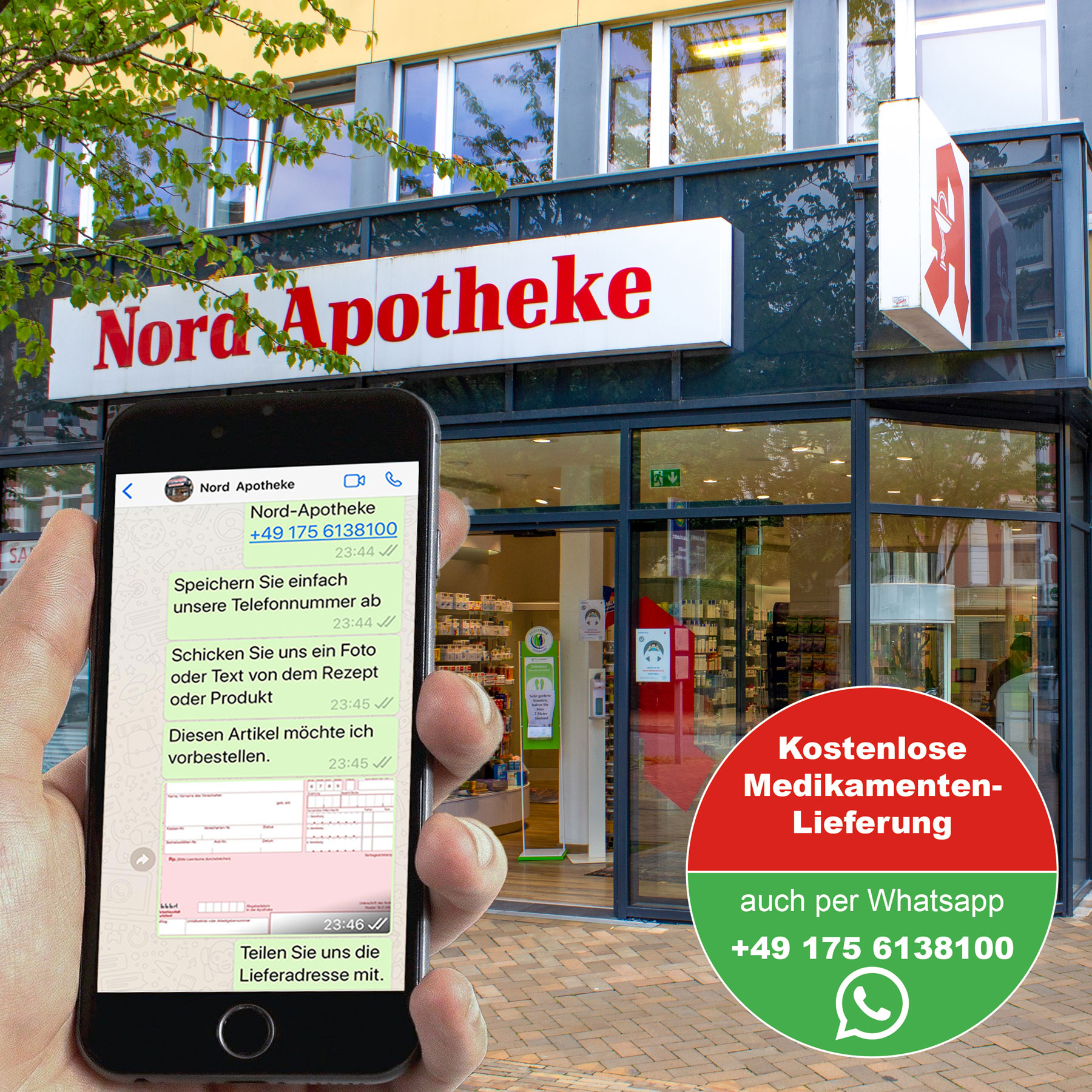Nord-Apotheke Whatsapp